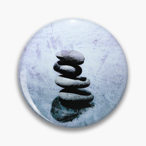 Item preview, Zen Cairn Tower Beach Pebbles Balancing Stones on Beach Sand 12 of 12 designed and sold by Beachy.