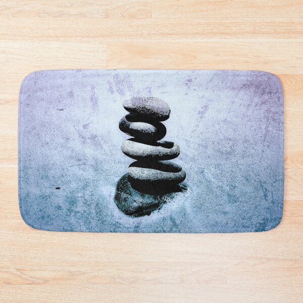 Item preview, Zen Cairn Tower Beach Pebbles Balancing Stones on Beach Sand 12 of 12 designed and sold by Beachy.
