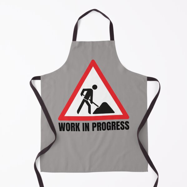 Item preview, Work in Progress. Sign. Red White Black, Black Text designed and sold by JellyBeenzz.