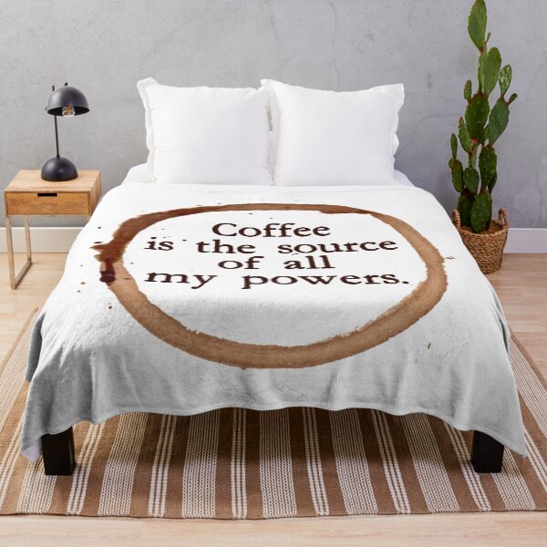 Item preview, coffee is the source of all my powers designed and sold by MagpieMuddles.
