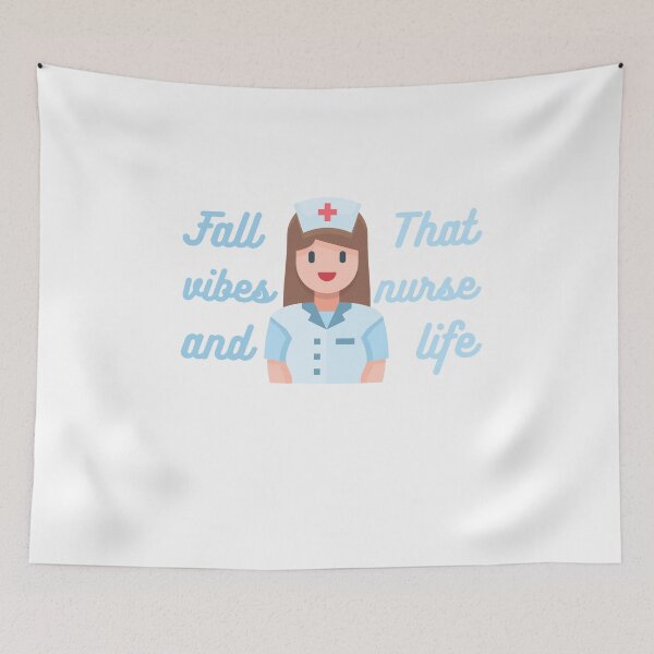 Item preview, Fall vibes and that nurse life  designed and sold by OneDayCollected.