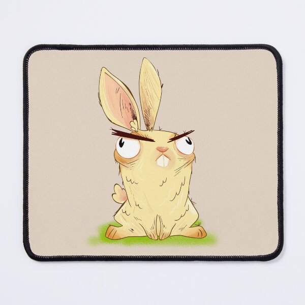 Item preview, The Little Fluffy Angry Rabbit designed and sold by Mariia Berezhna.