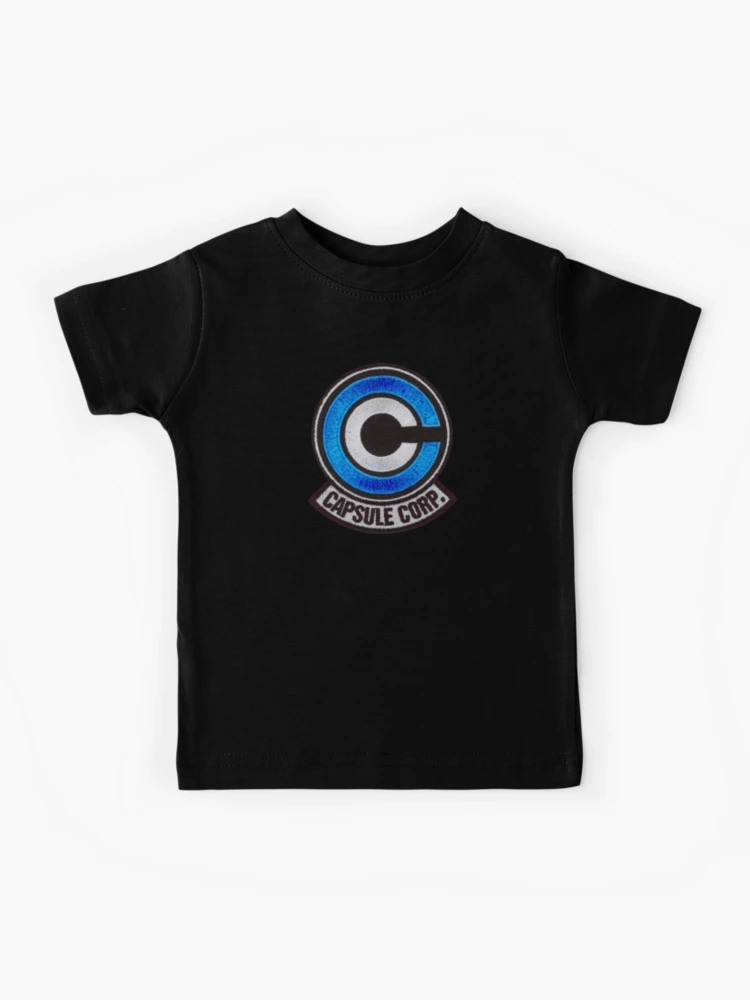 Capsule Corp. - V1 embroidery style logo Kids T-Shirt by