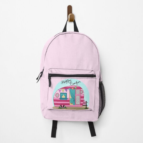 Item preview, Happy Camper Pink designed and sold by Isma Saleem.