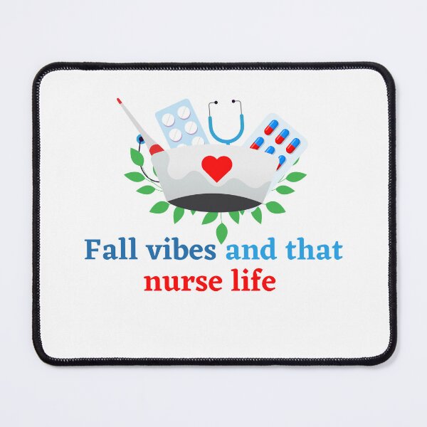 Item preview, Fall vibes and that nurse life Essential T-shirt designed and sold by OneDayCollected.