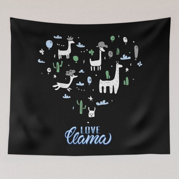 Artikelvorschau, Ein Design mit einem Lama und dem Slogan Love Llama entworfen und verkauft von velisani.