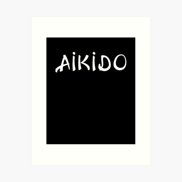 Artikel-Vorschau von Aikido Calligraphy Font Design für Aikidoka- und Aikido-Liebhaber!, designt und verkauft von TheKarateStore.