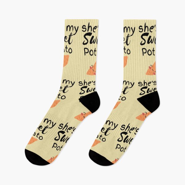 Item preview,  She's my sweet potato, yes I yam, funny pun, couples /daughter and parent /granddaughter and grandparent  designed and sold by allycat57.