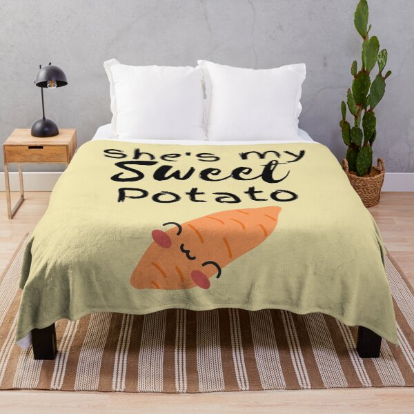 Item preview, She's my sweet potato, yes I yam, funny pun, couples /daughter and parent /granddaughter and grandparent designed and sold by allycat57.