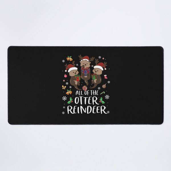 Item preview, Cute Otters Reindeer Kids Funny Merry Christmas Amimal Lover designed and sold by MichalwSatterf.