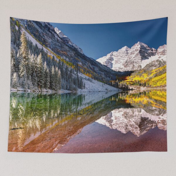 Item preview, Maroon Bells by Lena Owens/OLena Art photography designed and sold by Rocky Mountain Artistry.