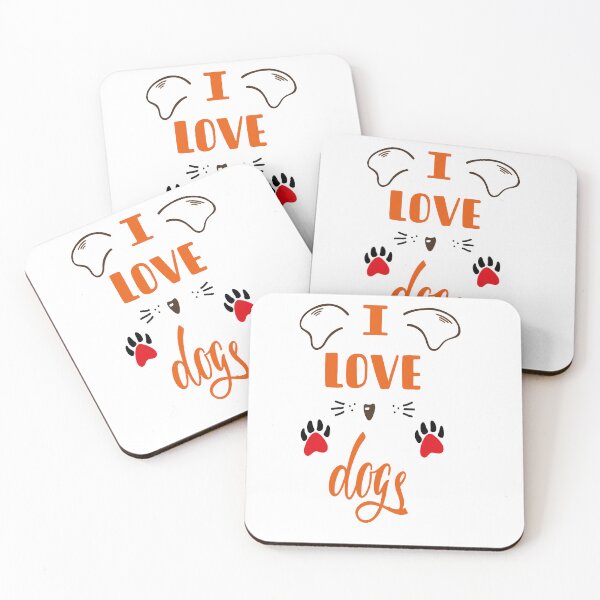 Item preview, Animal Dog Bp I Love Dogs designed and sold by GridText.