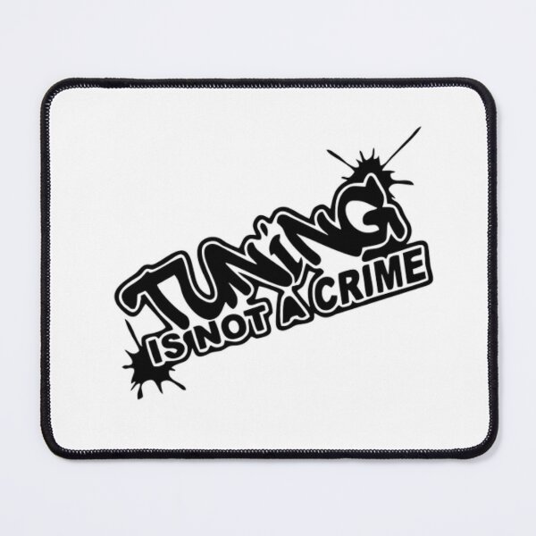 tuning is not a crime Sticker for Sale by fashionfundaa