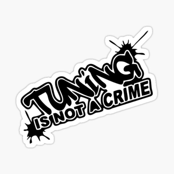 Athletic Derfor erektion tuning is not a crime" Sticker for Sale by fashionfundaa | Redbubble