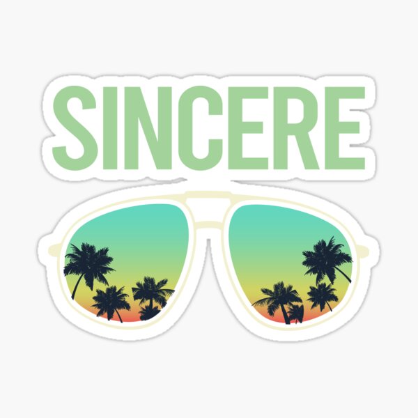 Item preview, Cool Glasses Sincere designed and sold by William Grey.