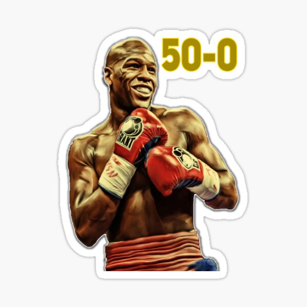 Floyd Mayweather with a lot of Money Sticker for Sale by Emote