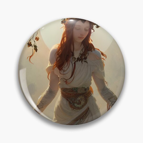 Item preview, Marzanna Slavic Goddess of Winter Ghost Good Luck Digital Art ancient designed and sold by Aniyah.