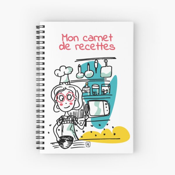 Carnet de recettes Cahier à spirale
