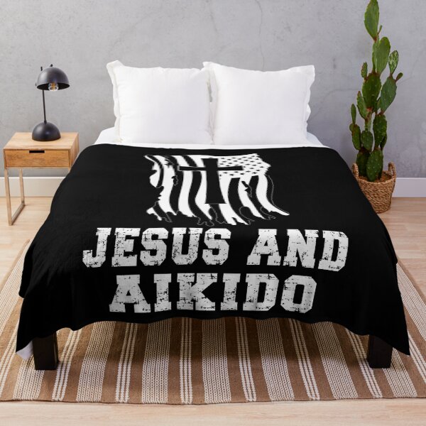 Item preview, Jesus and Aikido. Funny Design for an aikidoka and Aikido lovers! designed and sold by TheKarateStore.
