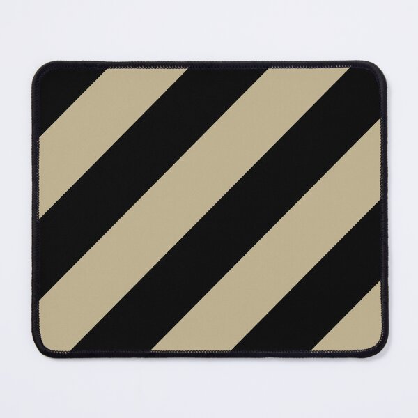 Item preview, Warm Beige Black Classic Diagonal Stripe Pattern Pairs Dulux 2023 COTY Wild Wonder designed and sold by ColorOfTheYears.