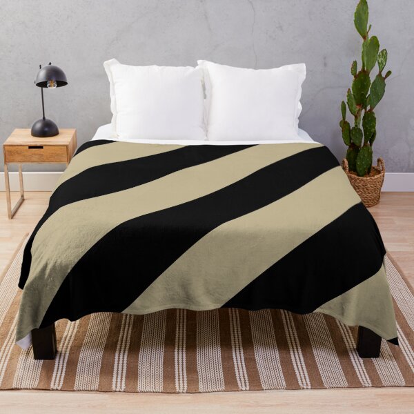 Item preview, Warm Beige Black Classic Diagonal Stripe Pattern Pairs Dulux 2023 COTY Wild Wonder designed and sold by ColorOfTheYears.
