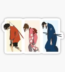 Samurai Down Sticker