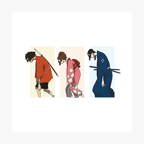 Samurai Down Photographic Print