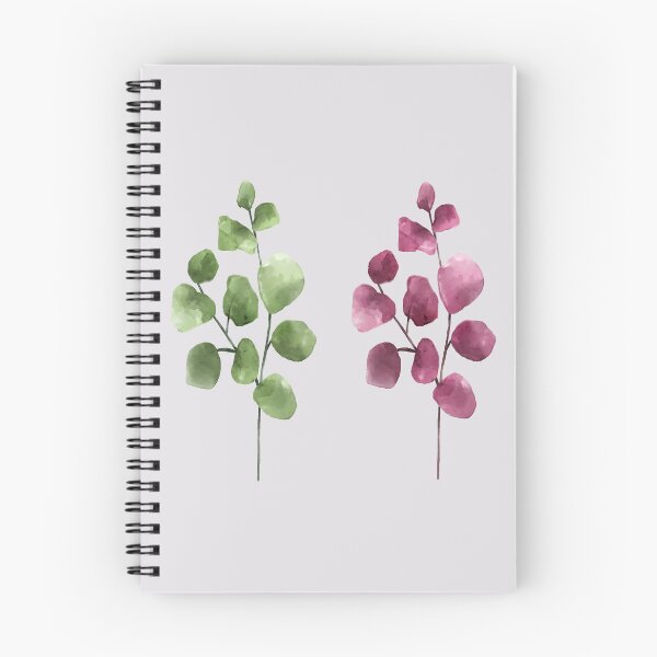 Item preview, Green Pink Eucalyptus Leaves designed and sold by Tamas Das.