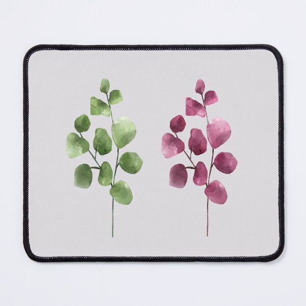 Item preview, Green Pink Eucalyptus Leaves designed and sold by Tamas Das.