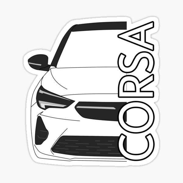 Corsa F Sticker For Sale By Blitz N Griffin Redbubble