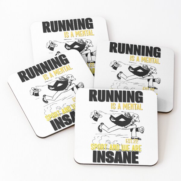 Item preview, RUNNING IS MENTAL SPORT AND WE ARE INSANE designed and sold by GAADesignz.