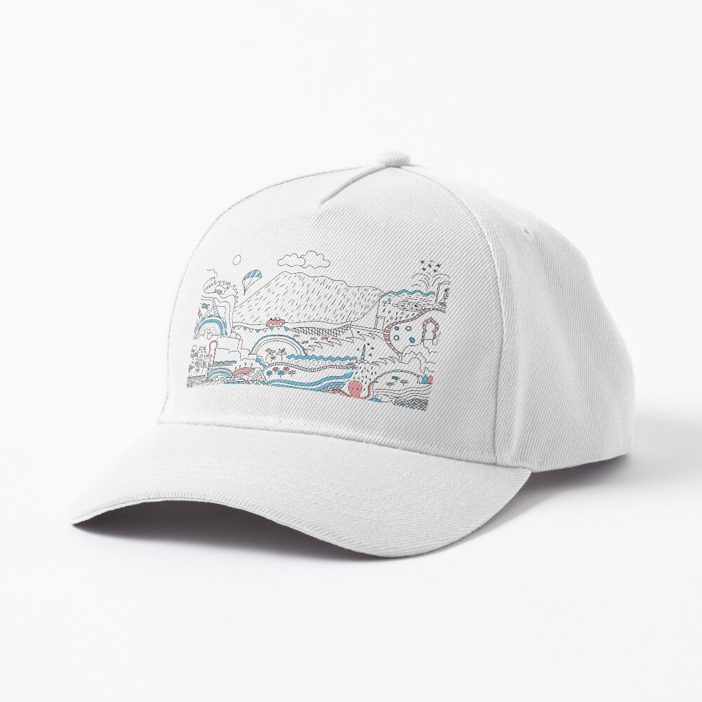 Vista previa del artículo con la obra «Gorra de béisbol», diseñado y vendido por AnaidZahori.