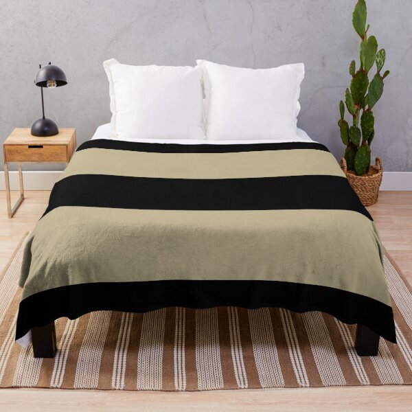 Item preview, Warm Beige Black Minimal Horizontal Stripe Pattern Pairs Dulux 2023 COTY Wild Wonder designed and sold by ColorOfTheYears.