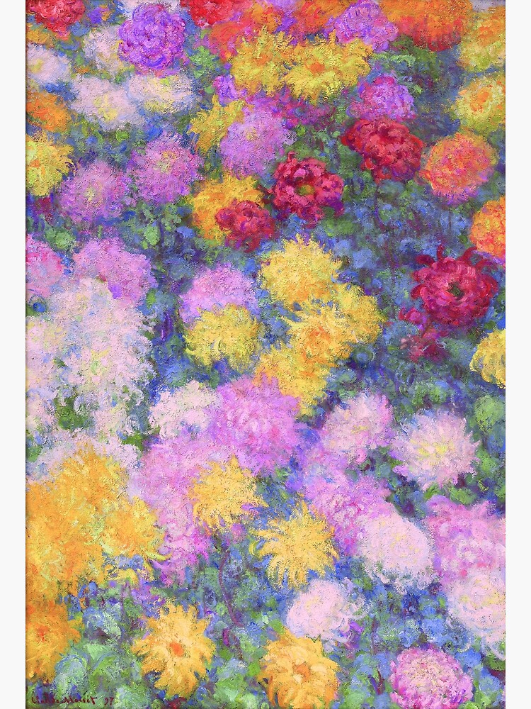 "Claude Chrysanthemums (1897)" Poster for Sale by Onodera