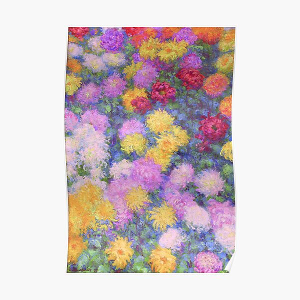 "Claude Chrysanthemums (1897)" Poster for Sale by Onodera