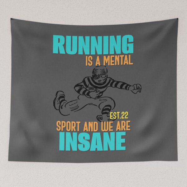 Item preview, RUNNING IS MENTAL SPORT AND WE ARE INSANE designed and sold by GAADesignz.