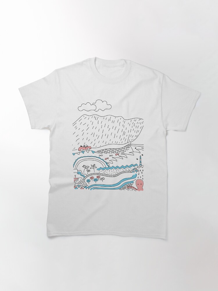 Imagen 3 de 7, Camiseta clásica con la obra Dénia Ilustrada, diseñada y vendida por AnaidZahori.
