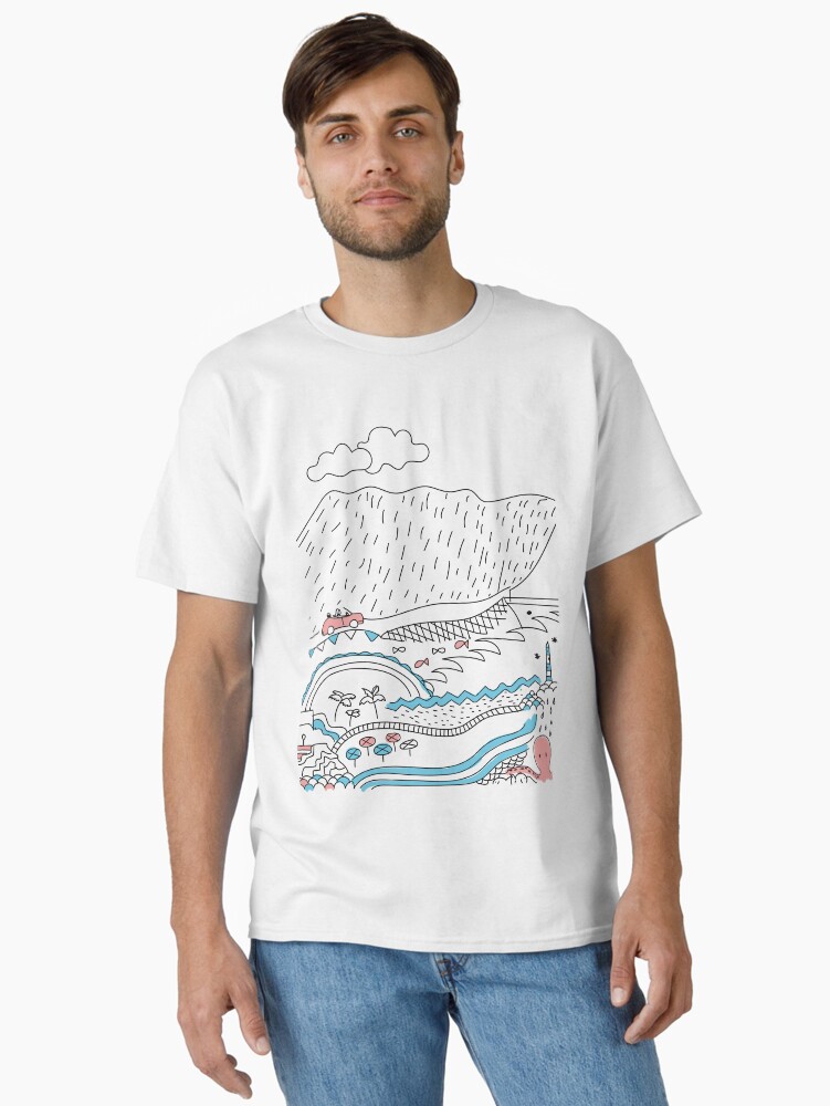 Imagen 1 de 7, Camiseta clásica con la obra Dénia Ilustrada, diseñada y vendida por AnaidZahori.