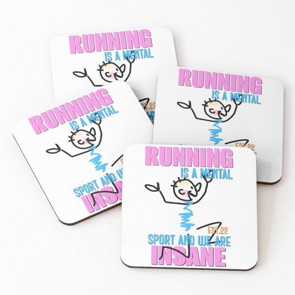 Item preview, RUNNING IS MENTAL SPORT AND WE ARE INSANE designed and sold by GAADesignz.