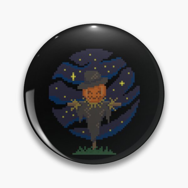 Item preview, Halloween Scarecrow Pixel Art  designed and sold by wolfkin-design.