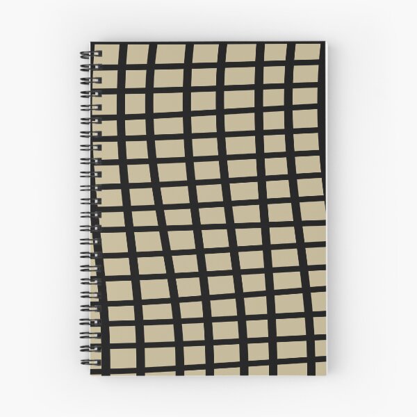 Item preview, Warm Beige Black Wavy Grid Pattern Pairs Dulux 2023 COTY Wild Wonder designed and sold by ColorOfTheYears.