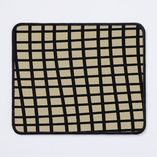 Item preview, Warm Beige Black Wavy Grid Pattern Pairs Dulux 2023 COTY Wild Wonder designed and sold by ColorOfTheYears.