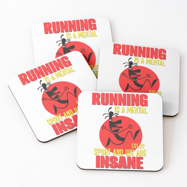 Item preview, RUNNING IS MENTAL SPORT AND WE ARE INSANE designed and sold by GAADesignz.