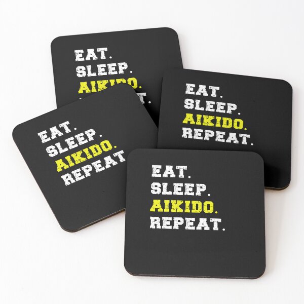 Item preview, Eat Sleep Aikido Repeat! Funny Design for an aikidoka and Aikido lovers! designed and sold by TheKarateStore.