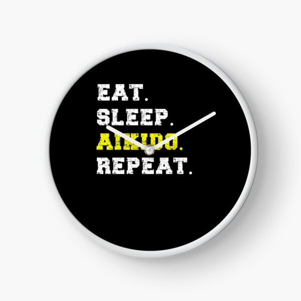 Item preview, Eat Sleep Aikido Repeat! Funny Design for an aikidoka and Aikido lovers! designed and sold by TheKarateStore.