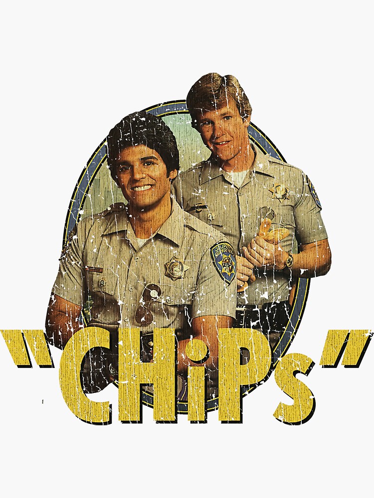 "Highway Patrol CHiPs 1977 " Sticker for Sale by VitaliWinkler Redbubble