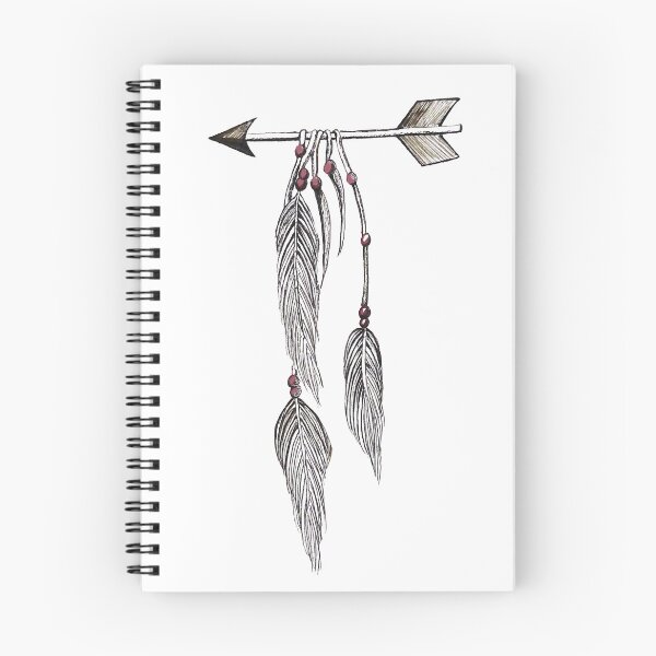 Item preview, Feathers hanging from an arrow designed and sold by theheartisttt.
