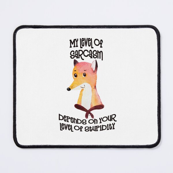 Item preview, my level of sarcasm depends on your level of stupidity designed and sold by MagpieMuddles.