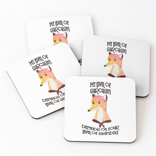 Item preview, my level of sarcasm depends on your level of stupidity designed and sold by MagpieMuddles.