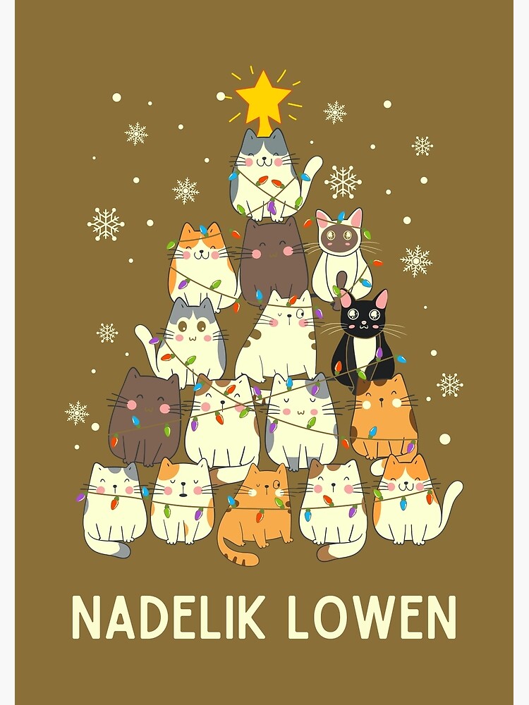 "Nadelik Lowen, Happy Christmas in Cornish, Merry Christmas in Cornish